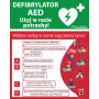 Tablica informacyjna AED, instrukcja rozszerzona | Platforma Ratownicza