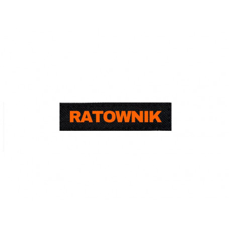 Plakietka - Ratownik - 8cm x 2cm