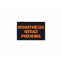 Plakietka - Ochotnicza Straż Pożarna –  8cm x 5cm