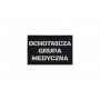 Plakietka - Ochotnicza Grupa Medyczna –  8cm x 5cm