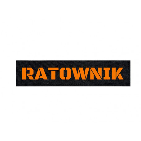 Plakietka - Ratownik - 22cm x 5cm