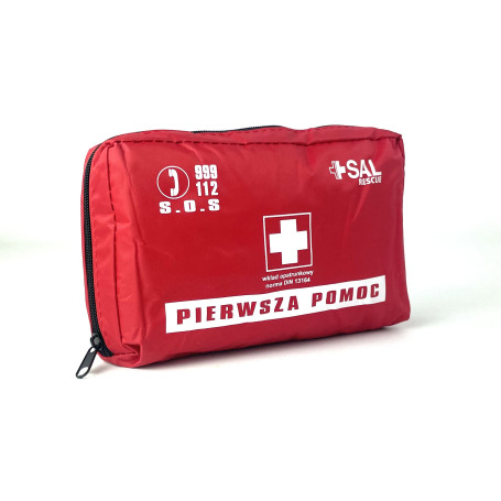 Apteczka SALrescue Samochodowa Pierwszej Pomocy DIN 13164 | Platforma Ratownicza