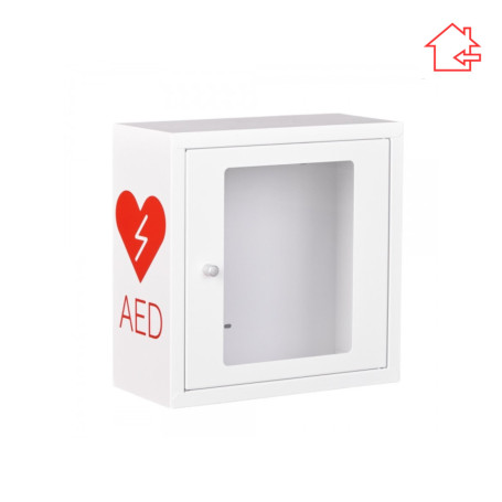 Gablota na AED, szafka na defibrylator, na magnes