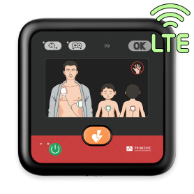 Defibrylator AED Primedic MyPad z ekranem, wersja 4G LTE