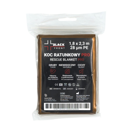 Koc ratunkowy Blac Front PRO