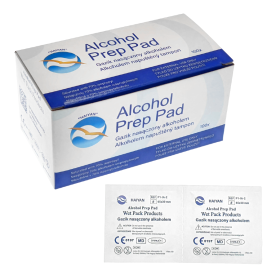 Gaziki do dezynfekcji Alkohol PrepPad 100szt.
