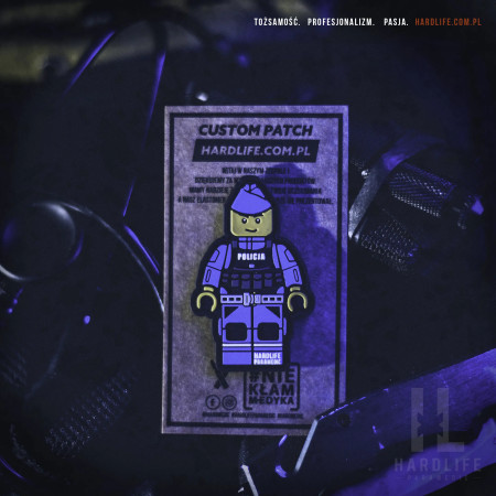 Naszywka KAROL POLICJANT - PCV Patch