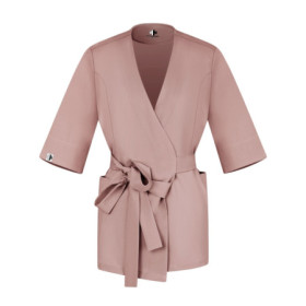 Damski top scrubs kimono róż