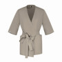Damski top scrubs kimono beż