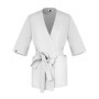Damski top scrubs kimono biały