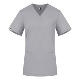 Damska bluza medyczna scrubs basic szary