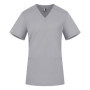 Damska bluza medyczna scrubs basic szary
