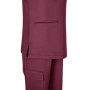 Damski komplet medyczny scrubs basic fiolet