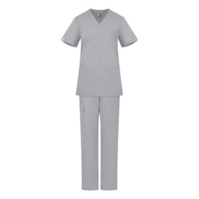 Damski komplet medyczny scrubs basic szary