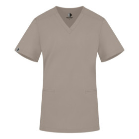 Damska bluza medyczna scrubs slim beż
