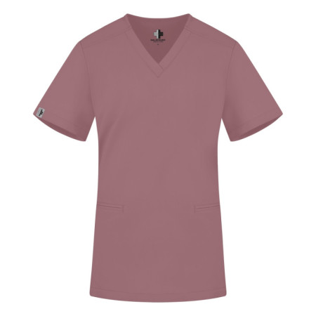 Damska bluza medyczna scrubs slim róż