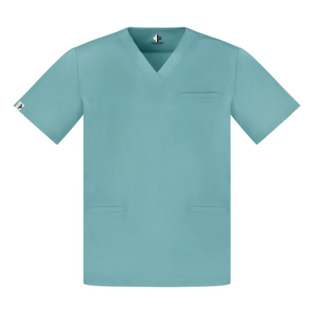 Męska bluza medyczna scrubs basic turkus