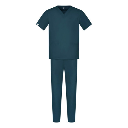Męski komplet medyczny scrubs basic habrowy