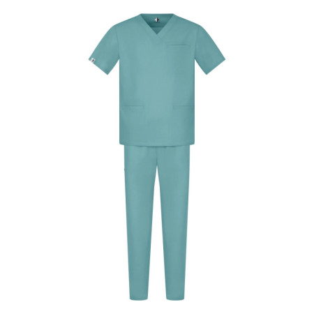 Męski komplet medyczny scrubs basic turkus