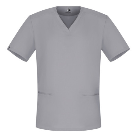 Męska bluza medyczna scrubs slim szary