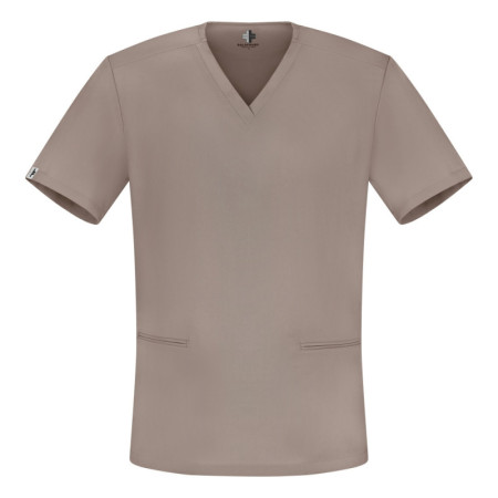Męska bluza medyczna scrubs slim beż