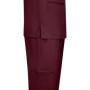 Męski komplet medyczny scrubs jogger bordo
