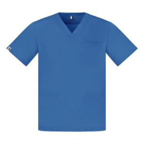Męska bluza medyczna scrubs basic niebieski