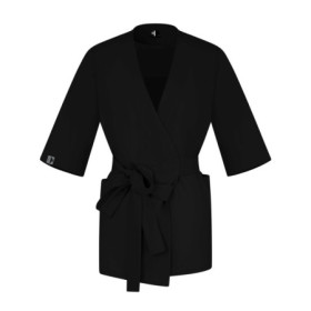 Damski top scrubs kimono czarny