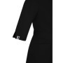 Damski top scrubs kimono czarny