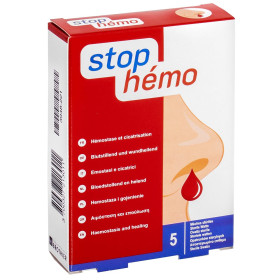 Tampony do tamowania krwawień z nosa - STOP HEMO